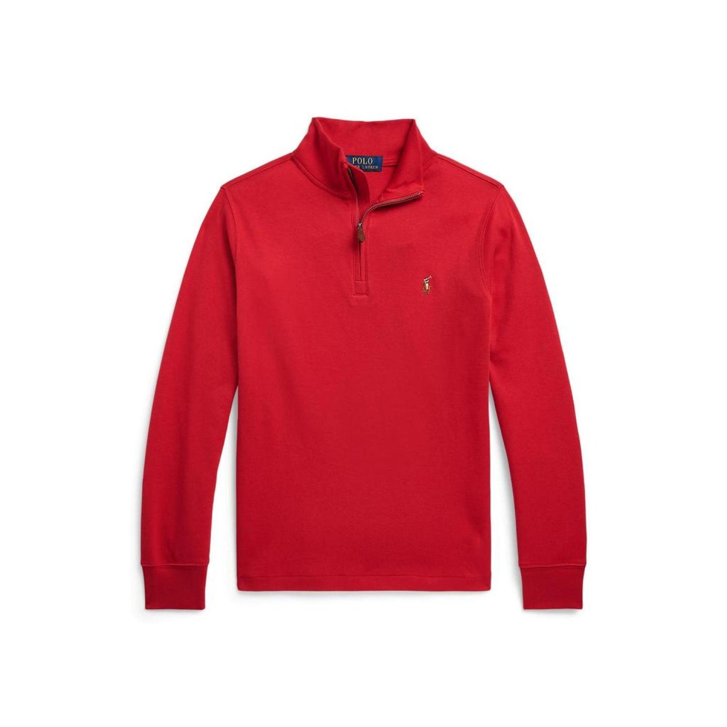 Cotton Interlock 1/4 Zip Pullover (Big Kids)