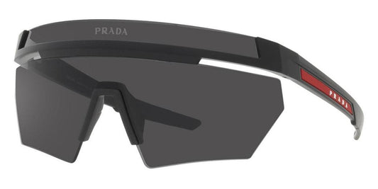 Prada Men's PS-01YS-1BO06F Linea Rossa 44mm Matte Black Sunglasses