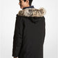 Benson Faux Fur Trim Woven Parka
