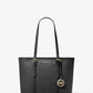 Jet Set Travel Small Logo Top-Zip Tote Bag