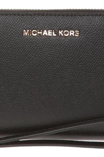 Michael Michael Kors Logo Plaque Zipped Large Smartphone Wallet