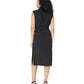 Drapey Crepe Trench Dress