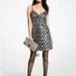 Snake Sequined Stretch Viscose Slip Dress