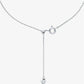 Precious Metal-Plated Sterling Silver Cubic Zirconia Necklace