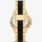 Oversized Everest Gold-Tone and Silicone Watch