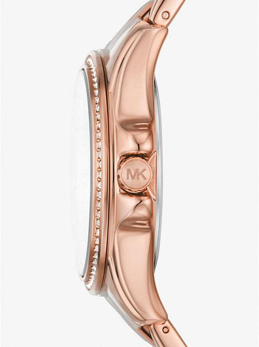 Mini Pilot Pavé Rose Gold-Tone Watch
