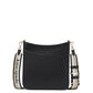 Hudson Pebbled Leather Messenger Crossbody