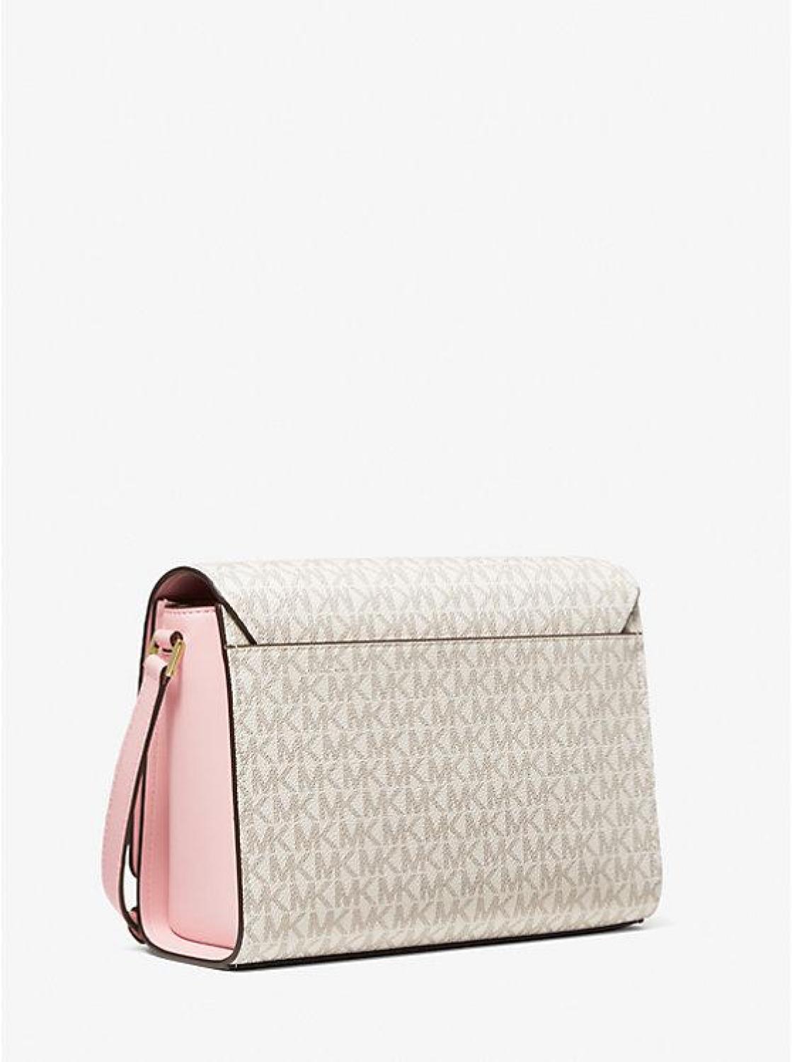 Mimi Medium Logo Messenger Bag