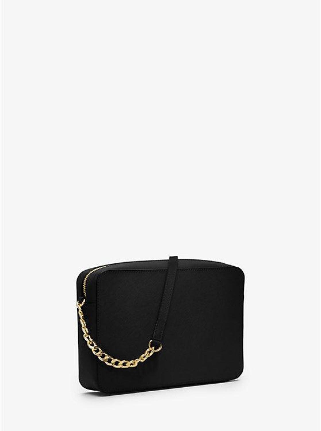 Jet Set Large Saffiano Leather Crossbody Bag