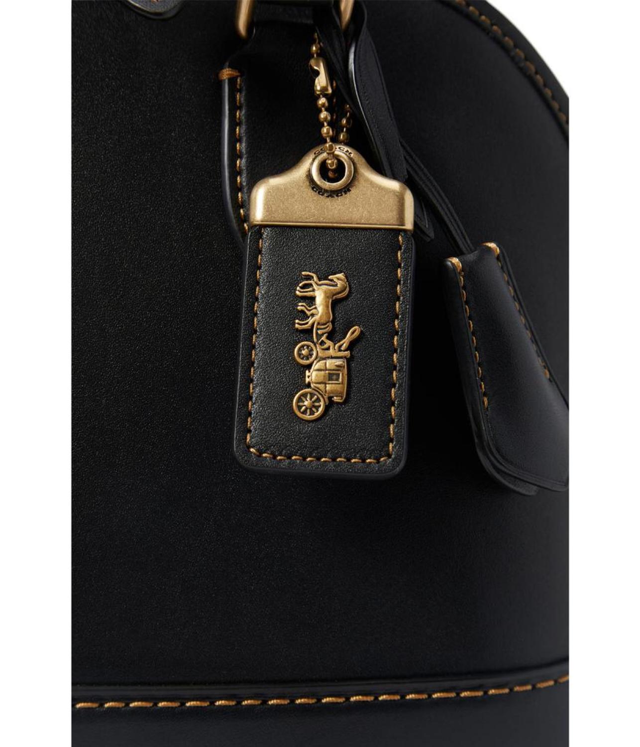 COACH Color-block Leather Revel Bag in Black