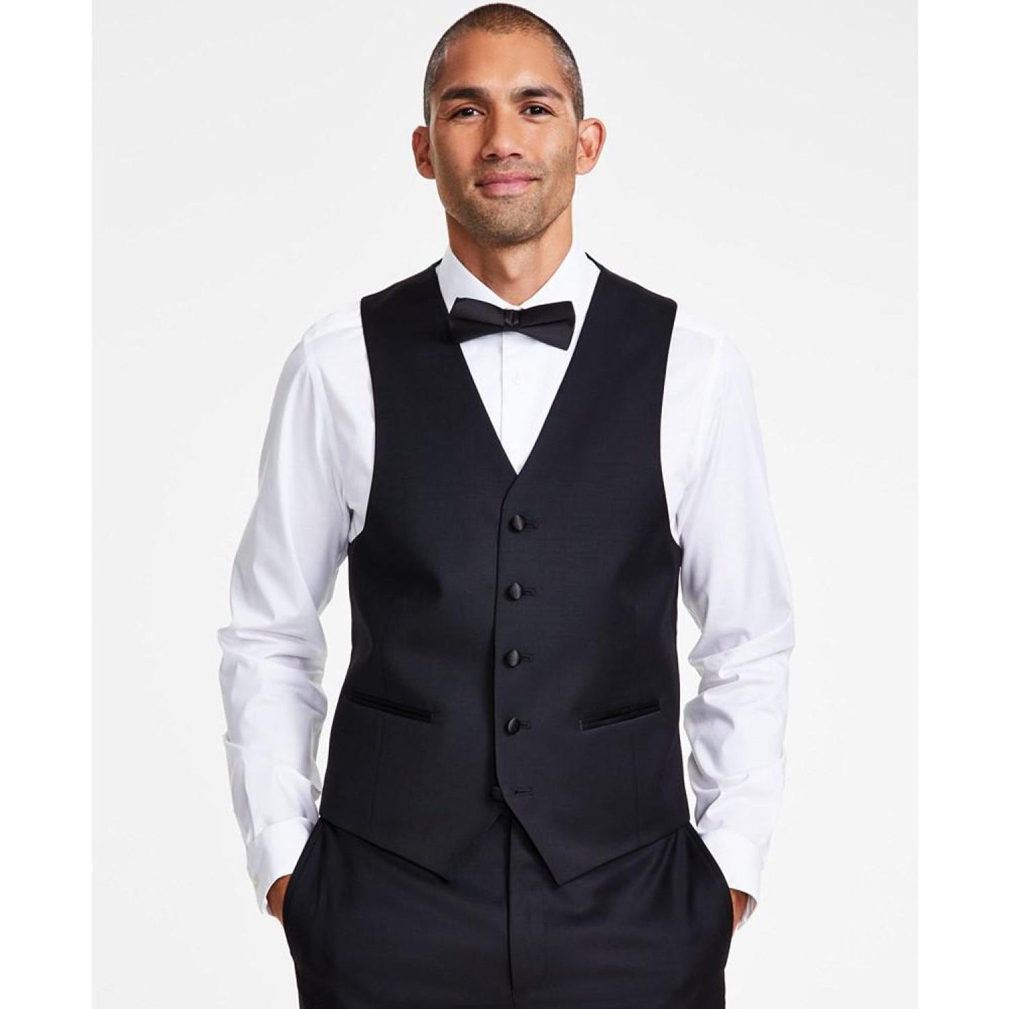 Men's Classic-Fit Stretch Tuxedo Vest