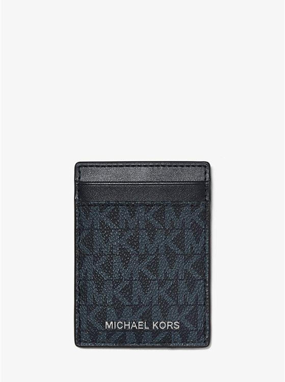 Logo Card Case with Bill Clip