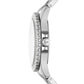Women's Everest Quartz Three-Hand Silver-Tone Stainless Steel Watch 40mm