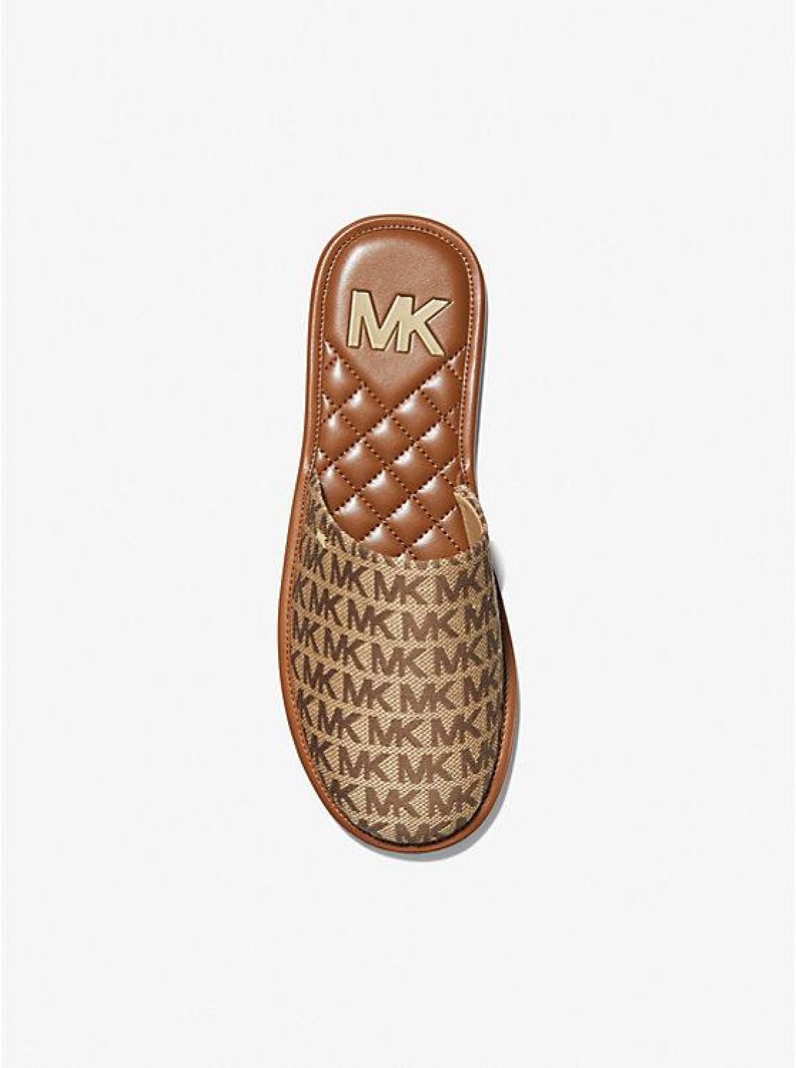 Thea Signature Logo Jacquard Mule
