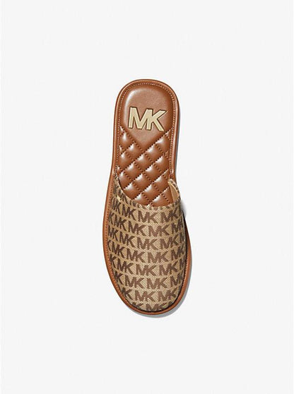 Thea Signature Logo Jacquard Mule