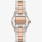 Runway Pavé Rose Gold-Tone and Acetate Watch