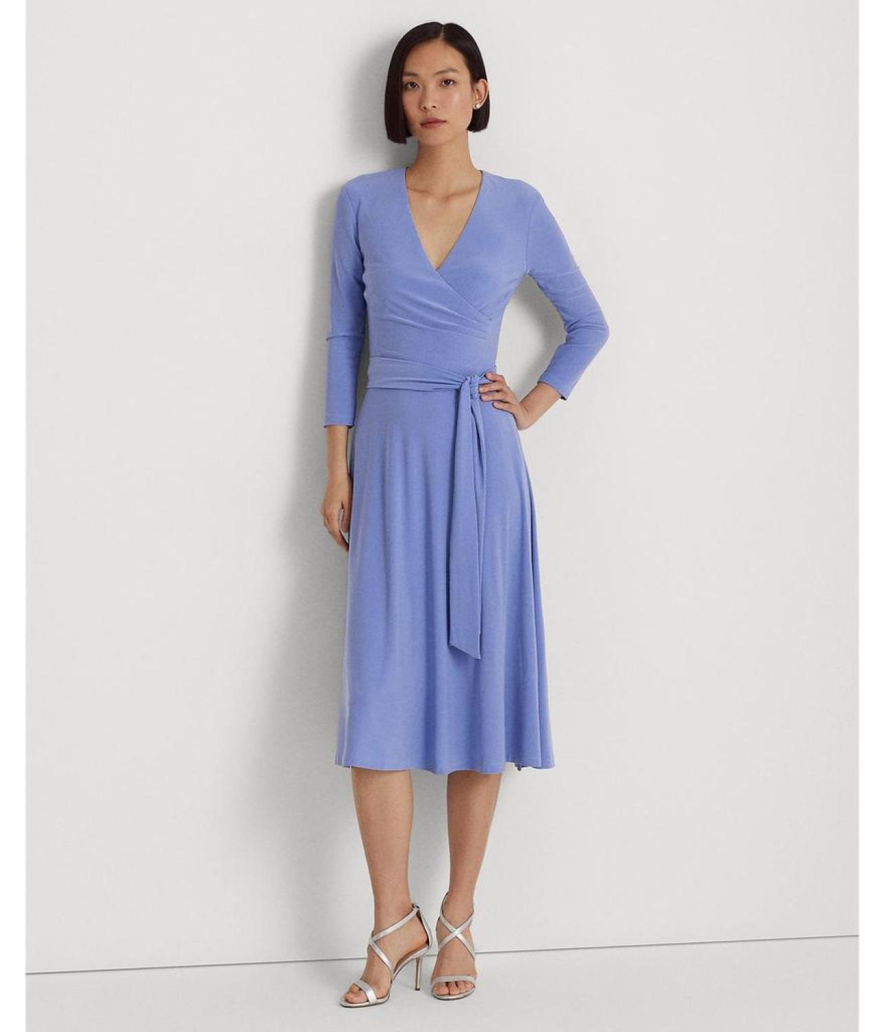 Jersey-Matte Midi Dress