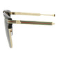 Square-Frame Metal Sunglasses
