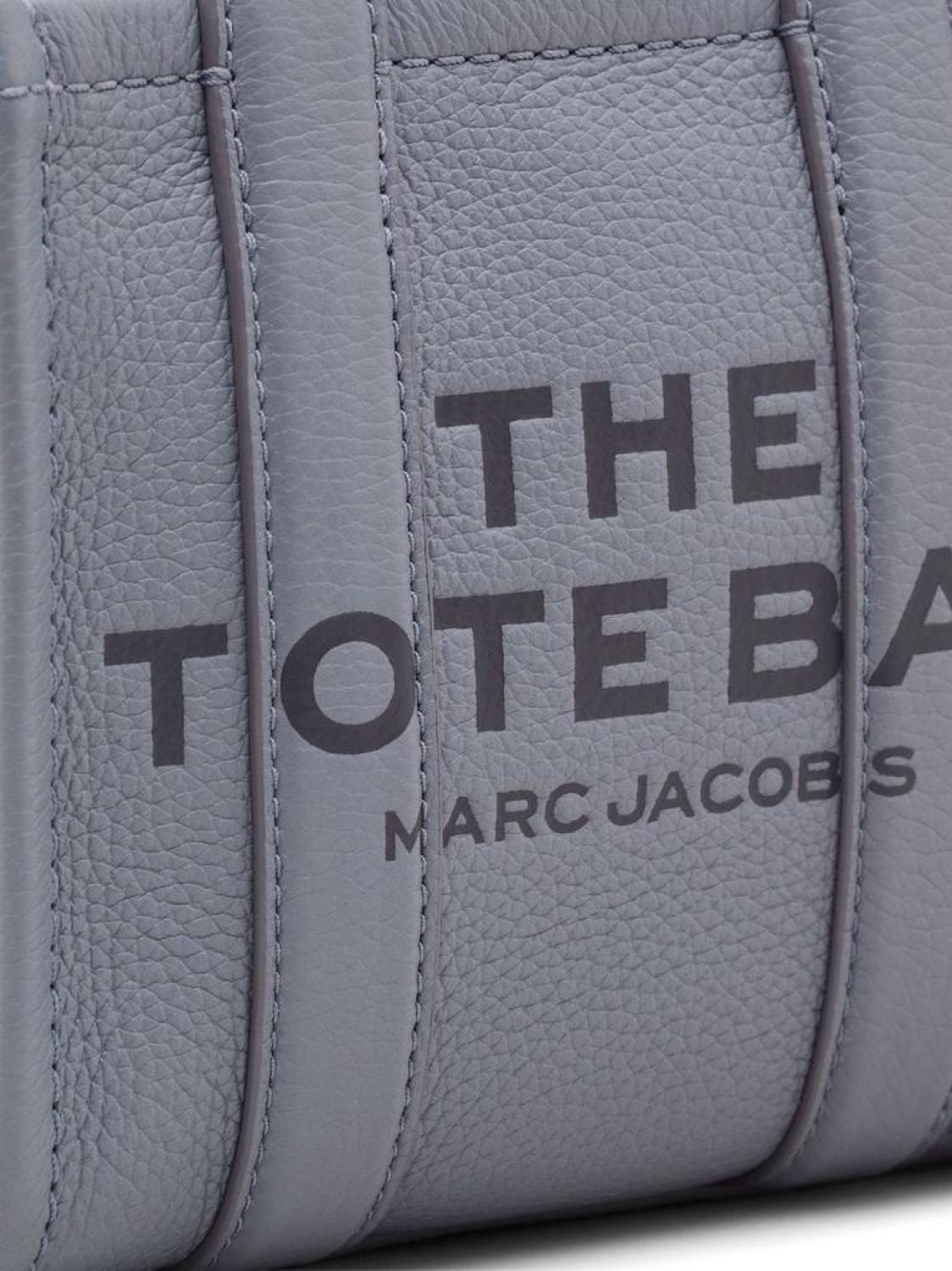Marc Jacobs Logo Printed Zipped Mini Tote Bag