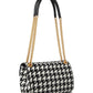 Evelyn Sequin Houndstooth Fabric Medium Convertible Shoulder Bag