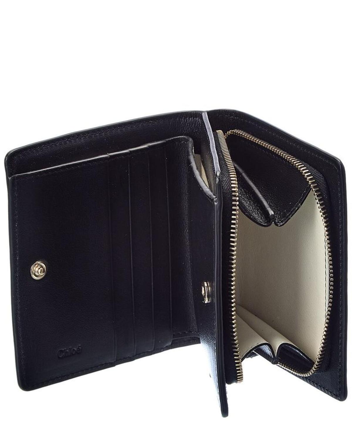 Chloé Sense Leather Compact Wallet