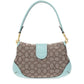 Coach Soho Monogram Print Buckled Shoulder Bag