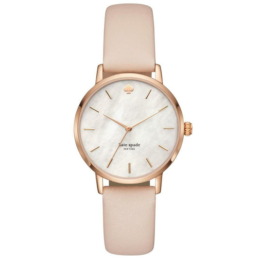 Women's Metro Vachetta Leather Strap Watch 34mm KSW1403