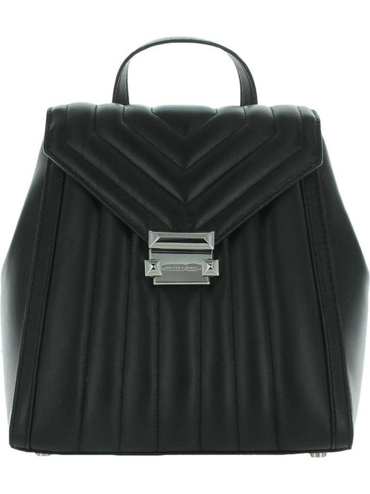 Whitney Womens Leather Quilted Backpack