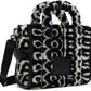 Black & White 'The Monogram Teddy Medium' Tote