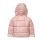 Baby Girls Berber Cuff Split Zip Hood Puffer Jacket