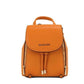 Michael Kors Phoebe XS Honeycomb Smooth Leather Flap Drawstring Women's Backpack