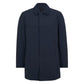 Regular-fit coat in water-repellent performance-stretch fabric