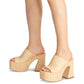 Bobi Woven Slip-On Platform Sandals