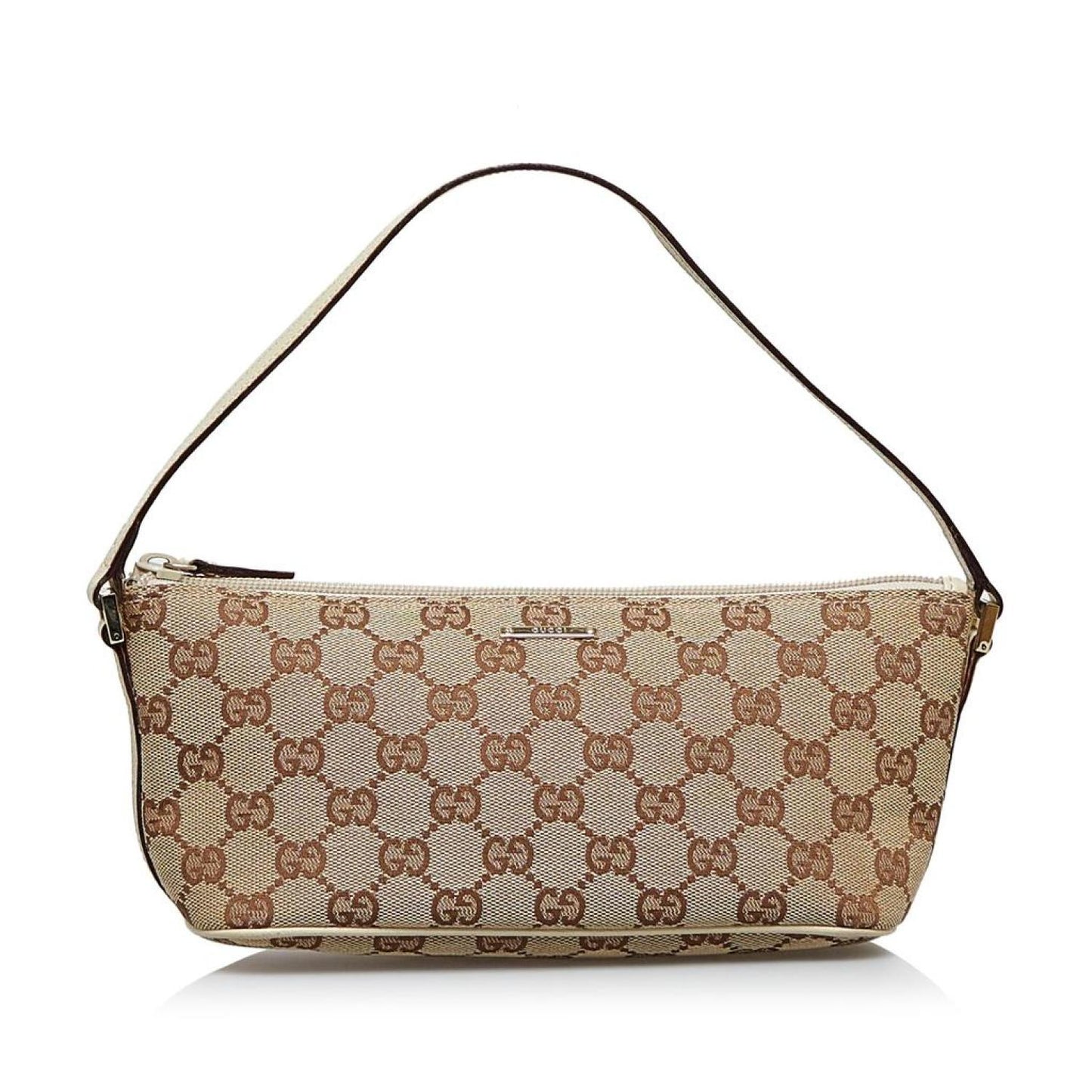 Gucci GG Canvas Boat Canvas Baguette Bag (Pre-Owned)