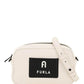 Furla Iris Zipped Logo Patch Mini Crossbody Bag