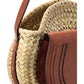Chloé Marcie Raffia & Leather Basket Crossbody