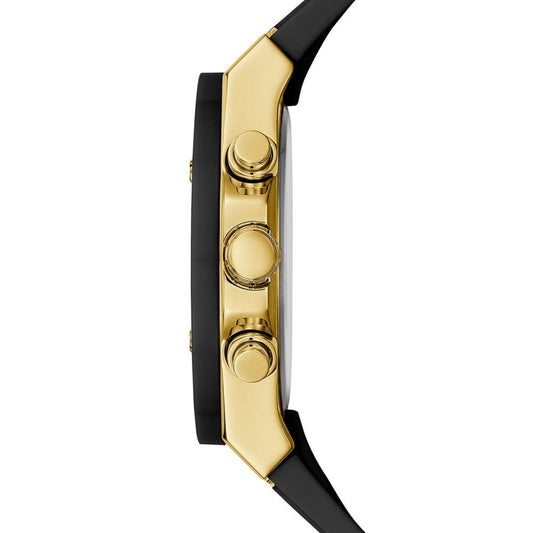 Unisex Black Silicone Strap Watch 39mm