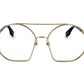 Marc Jacobs Eyewear Semi-Oval Frame Glassses