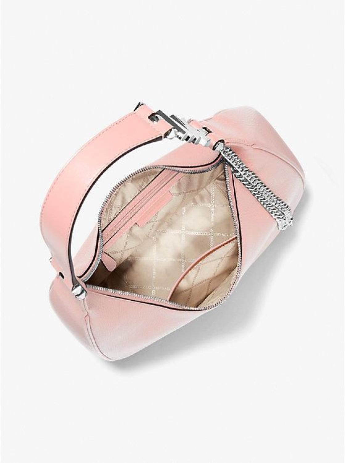 Piper Large Pebbled Leather Shoulder Bag