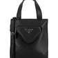 Triangle Leather Crossbody Bag