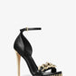 Jordyn Embellished Leather Platform Sandal