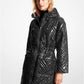 Quilted Ciré Nylon Puffer Coat