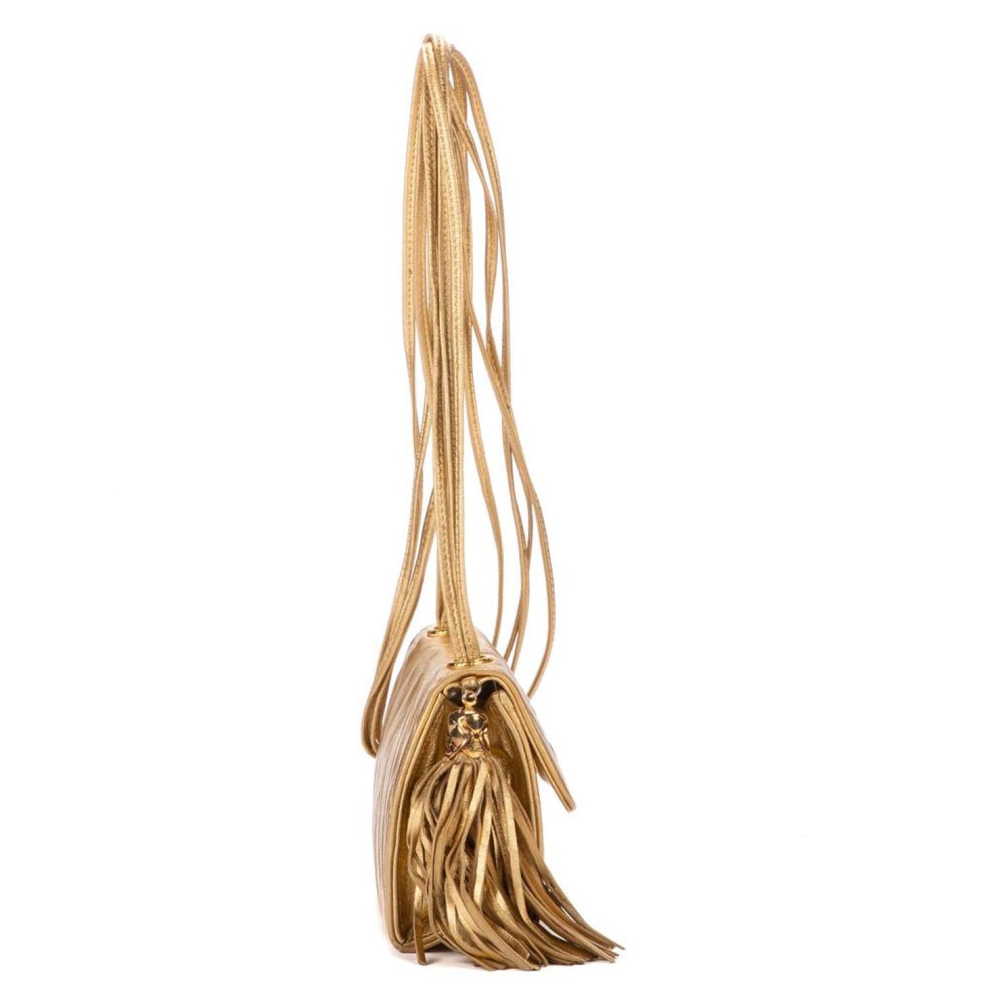 Vintage Mini Square Flap with Tassel