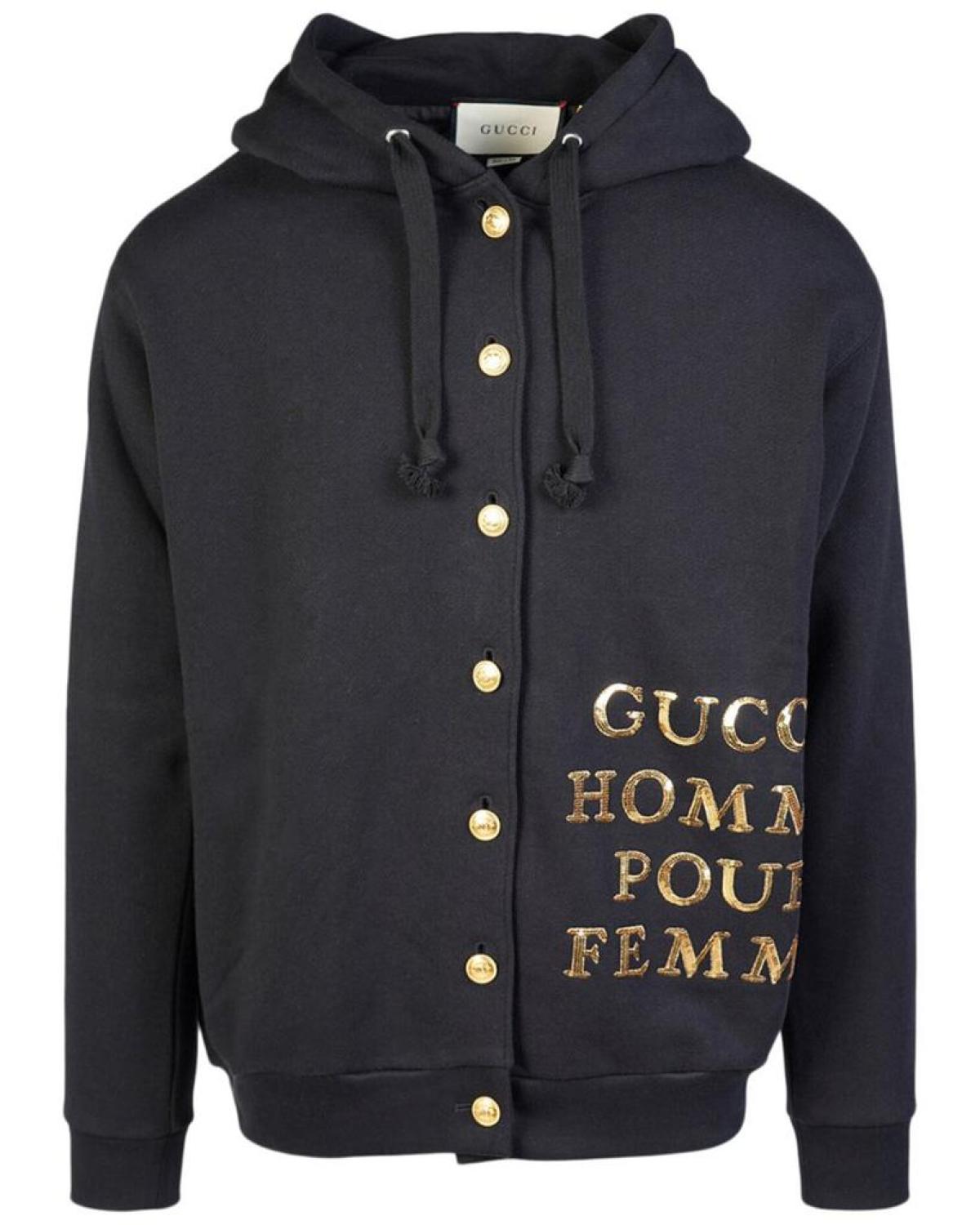Gucci Sequin Hooded Jacket