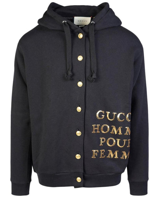 Gucci Sequin Hooded Jacket