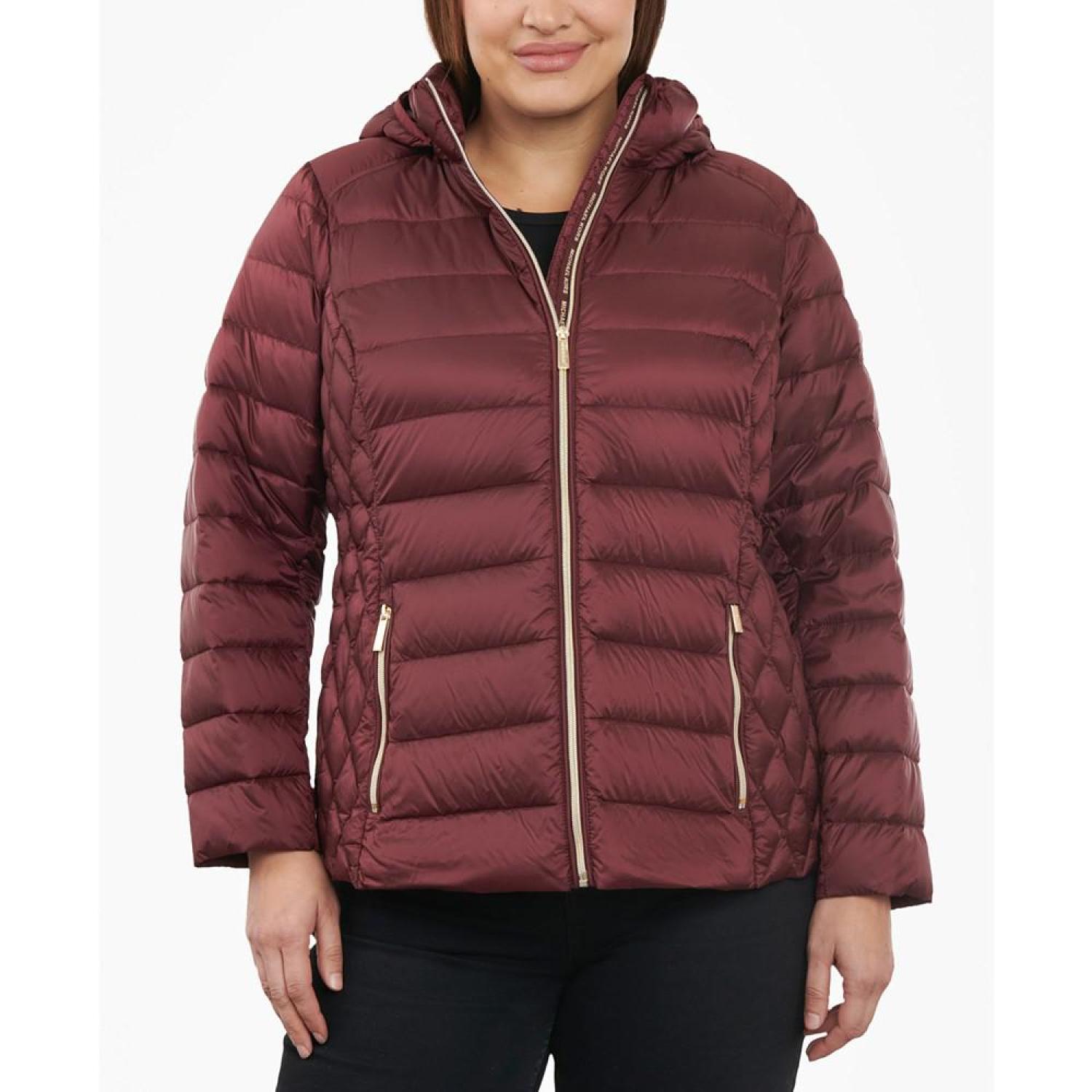 Women s Plus Size Hooded Packable Down Puffer Coat