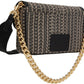 Beige & Black 'The Monogram J Marc' Shoulder Bag
