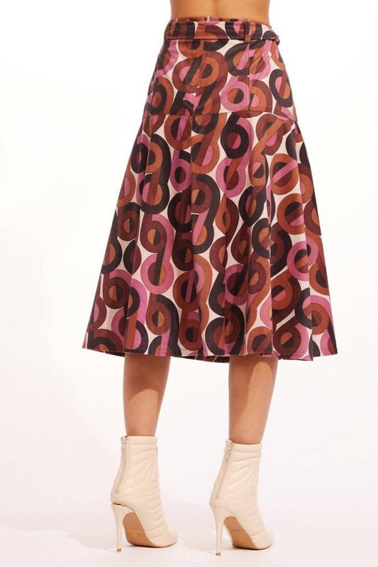 Allas Skirt In Stay Groovy