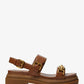 Kailey Logo Embellished Leather Sandal
