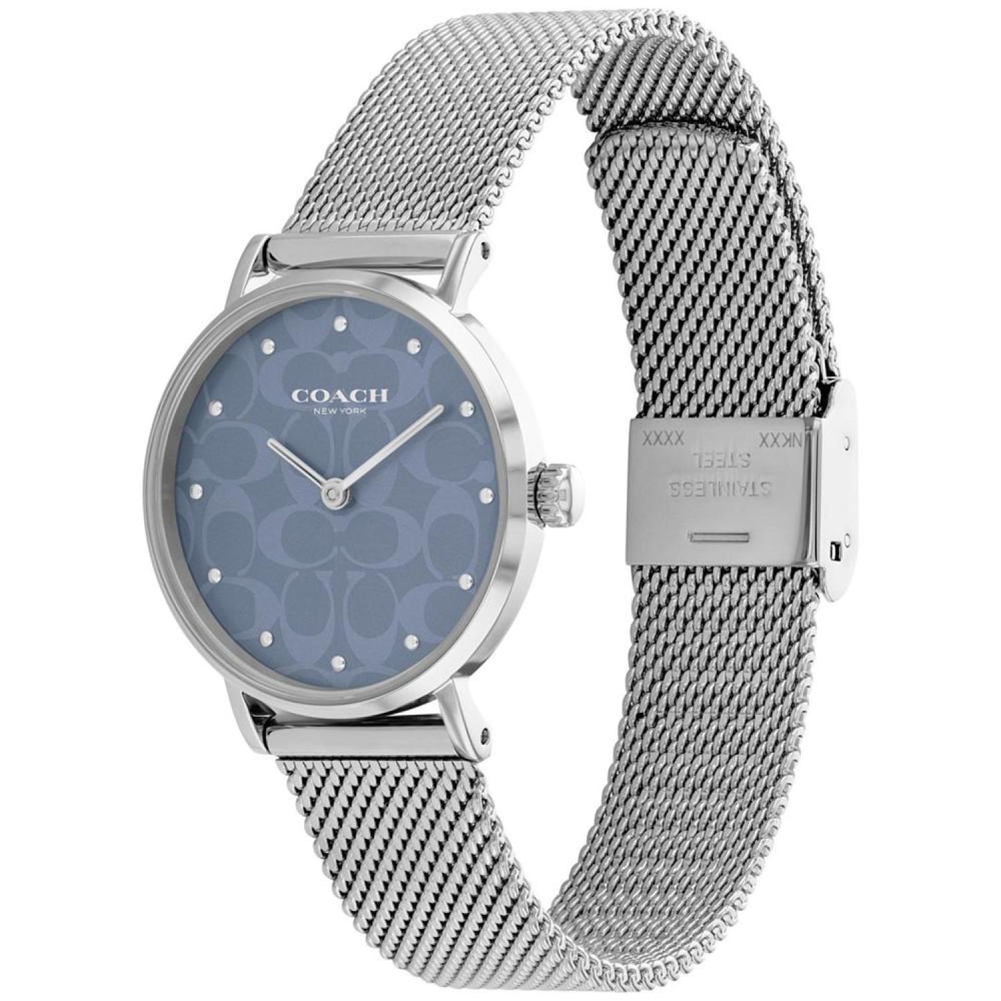 Women's Perry Stainless Steel Mesh Bracelet Watch 28mm Gift Set